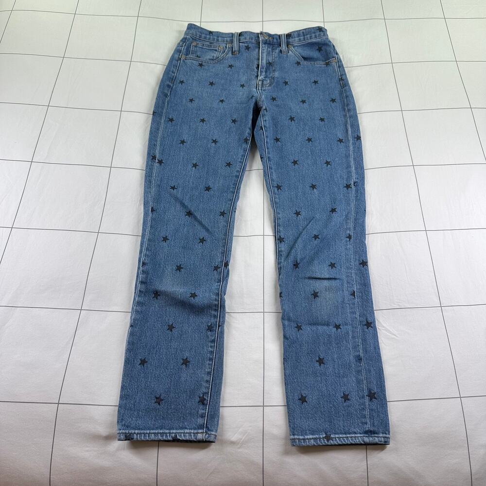 Madewell Blue Star Print Women Jeans